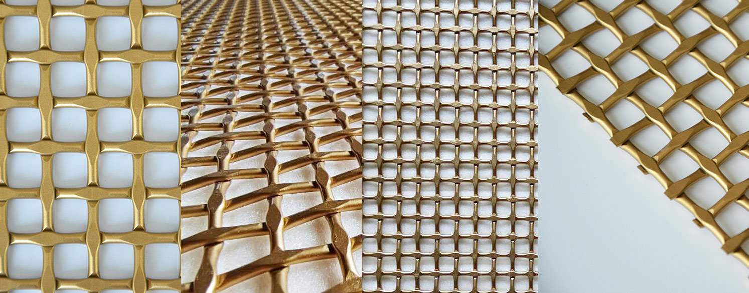 Custom pattern crimped mesh by Indian manufacturer