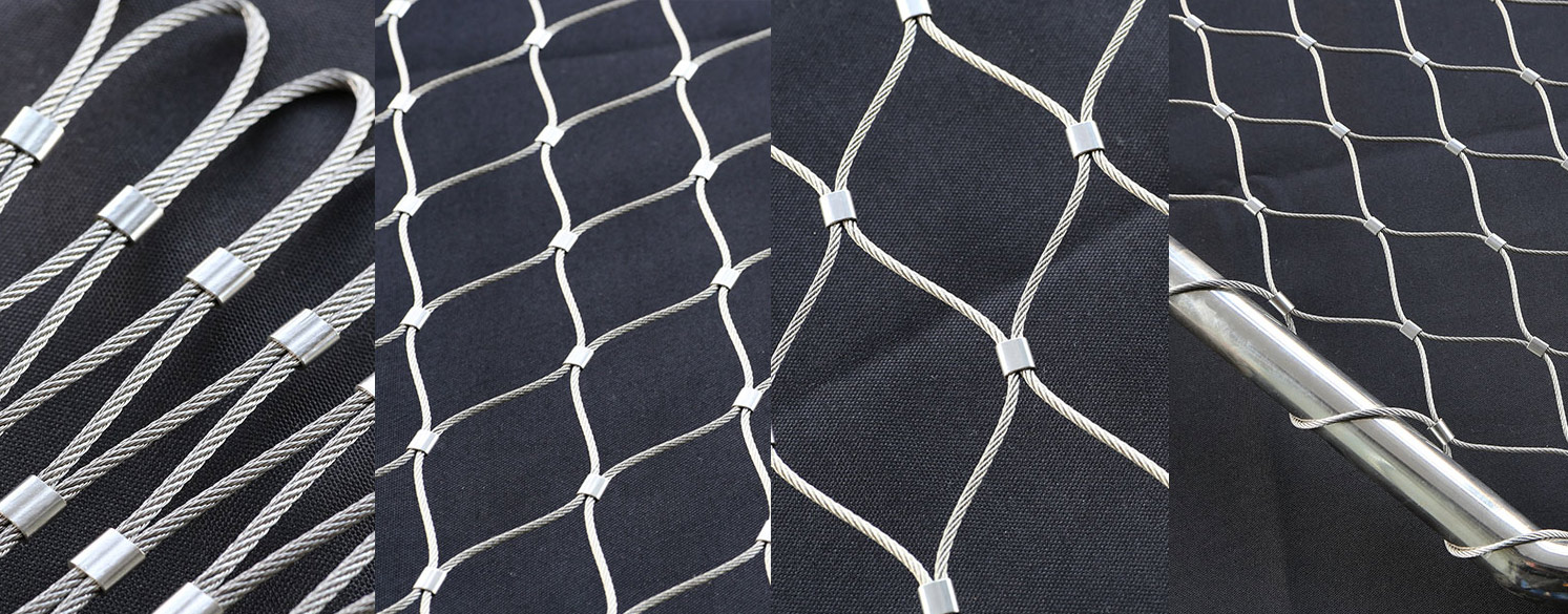 Architectural rope mesh panels by Ambani Metals