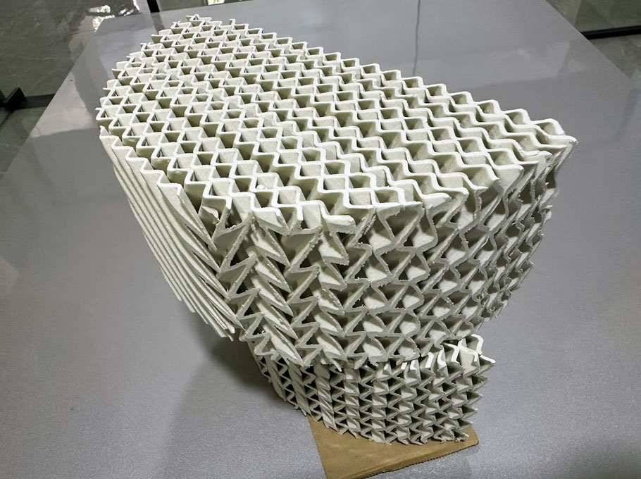 Laboratory Structured Packing Laboratory structured packing for small-scale distillation with low pressure drop, high surface area, and efficient absorption.