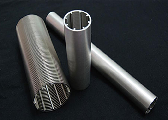 Wedge wire screen tube for industrial filtration